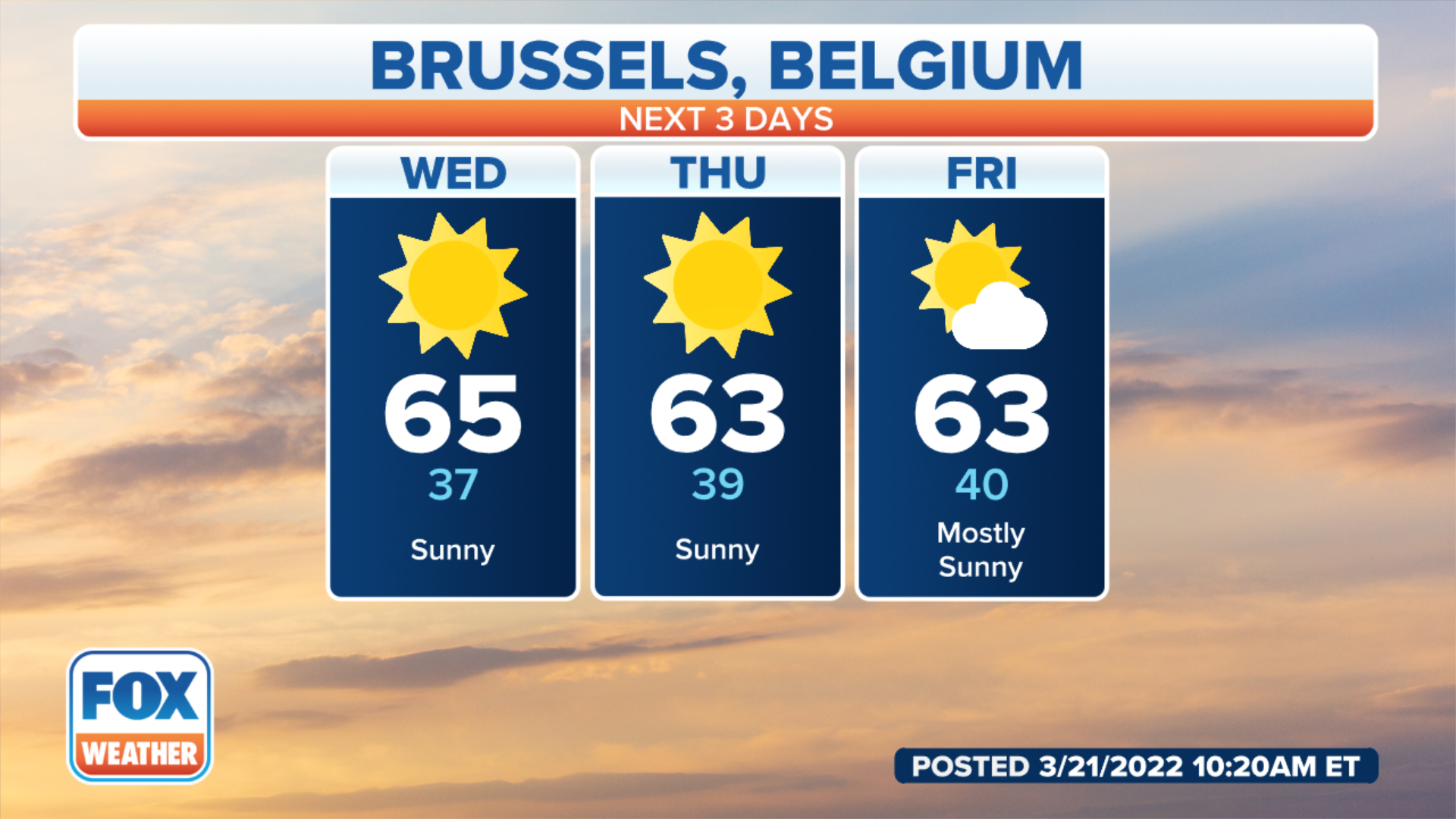 Warm, sunny conditions expected for Pres. Biden’s visit with NATO